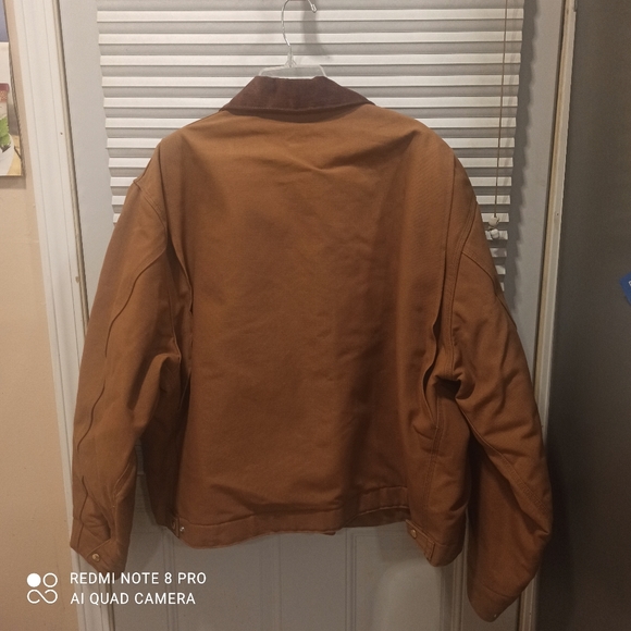 Carhartt men's, full zip up cargo work jacket. size XXL - Picture 7 of 16